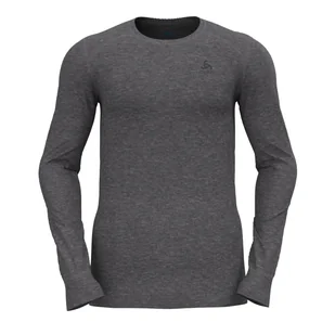 Koszulka męska Odlo BL TOP crew neck l/s ACTIVE WARM ECO - Koszulki męskie - miniaturka - grafika 1