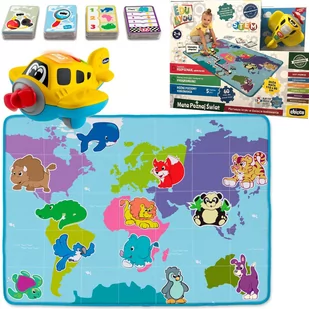 Chicco Mata Edukacyjna Poznaj Świat Baw się i Koduj PL 9858 0000045965 - Zabawki interaktywne dla dzieci - miniaturka - grafika 1