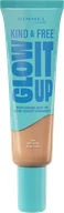 Podkłady do twarzy - Rimmel Kind & Free Glow It Up Skin Tint Nawilżający podkład do twarzy, 200 Soft Beige - miniaturka - grafika 1