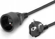 Przedłużacze i rozgałęźniki - Montis Przedłużacz sieciowy wtyk-gniazdo 20m czarny MT117B-20 MONTIS - miniaturka - grafika 1