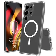 Etui i futerały do telefonów - Etui 3MK Hardy LiqForce MagCase do Samsung Galaxy S24 Ultra Przezroczysty - miniaturka - grafika 1
