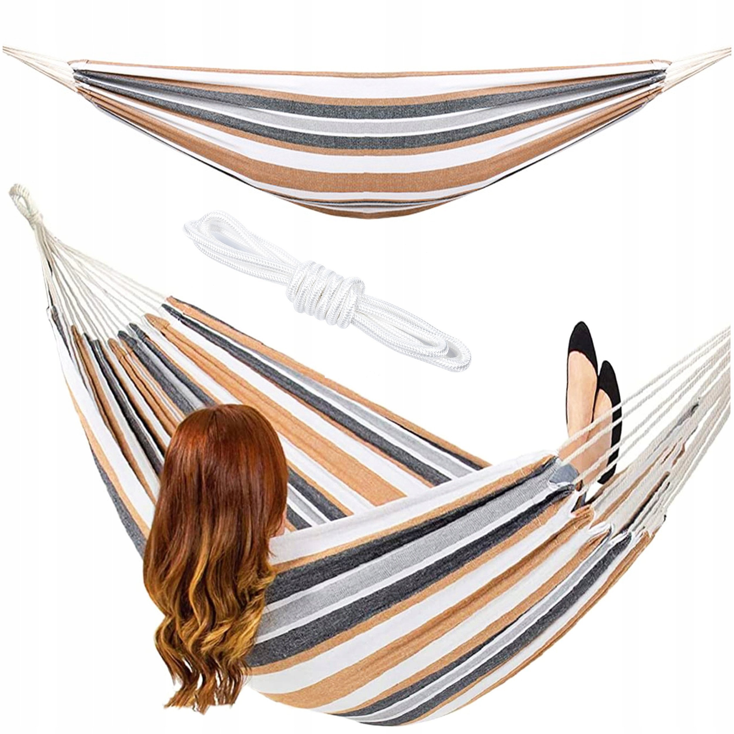 Carruzzo HM1 HAMAK OGRODOWY 2OS TKANINA 200x150