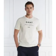 Koszulki męskie - Gant T-shirt | Regular Fit - miniaturka - grafika 1