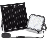 Lampy ogrodowe - Aigostar - LED RGB Ściemnialny naświetlacz solarny LED/5W/3,4V IP66 + pilot - miniaturka - grafika 1