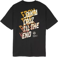 Koszulki męskie - t-shirt męski SANTA CRUZ PERSPECTIVE TEE Black - miniaturka - grafika 1