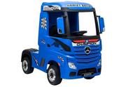 Pojazdy elektryczne dla dzieci - Import LEANToys Auto na Akumulator Mercedes Actros Niebieski Lakier - miniaturka - grafika 1