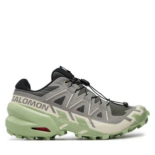 Buty do biegania Salomon Speedcross 6 L47582000 Szary - Buty sportowe damskie - miniaturka - grafika 1