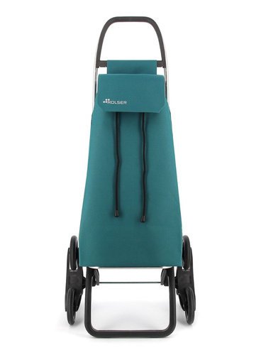 Wózek na zakupy 6-kołowy na schody Rolser Saquet LN - aquamarina
