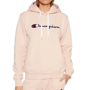 Bluza sportowa damska Champion Wmns Organic Cotton Blend Script Logo Hoodie - Bluzy sportowe damskie - miniaturka - grafika 1