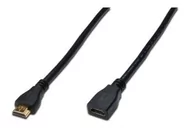 Kable komputerowe i do monitorów - Assmann Przedłużacz HDMI Highspeed Ethernet V 1.4 3D GOLD A M/Ż5 m AK-330201-050 (AK-330201-050-S) - miniaturka - grafika 1