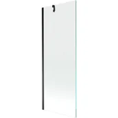 Parawany nawannowe - Mexen Next parawan nawannowy 1-skrzydłowy 70 x 150 cm, transparent, czarny - miniaturka - grafika 1