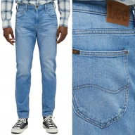 Spodnie męskie - Lee AUSTIN REGULAR UnionCityWorn KLASYCZNE LEKKO ZWĘŻANE BLUE DżINS W32 L30 - miniaturka - grafika 1