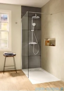 Roca Aquos 100x90cm brodzik prostokątny konglomeratowy cafe AP6013E838401660 | - Brodziki prysznicowe - miniaturka - grafika 5