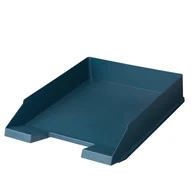 Przyborniki na biurko - Herlitz 50033959 półka na dokumenty Plastik Niebieski - miniaturka - grafika 1