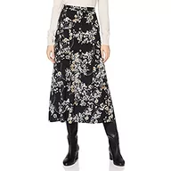 Spódnice - Mavi Damska spódnica z nadrukiem, złoty/żółty, S - miniaturka - grafika 1