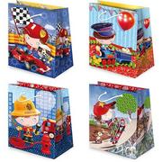 Opakowania i torebki na prezenty - Torebki Ozdobne T-17L Set 7 Dzieci Chłopaki 5 Sztuk - miniaturka - grafika 1