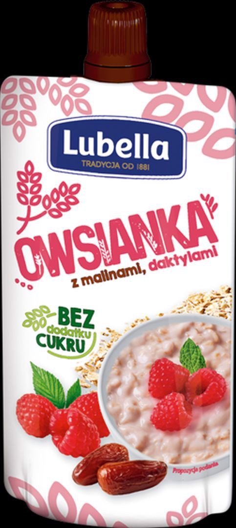 Lubella Mus Owsianka z Malinami & Daktylami 100g
