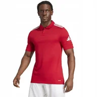 Koszulki męskie - Koszulka adidas Polo SQUADRA 25 JY3418 czerwony L - miniaturka - grafika 1