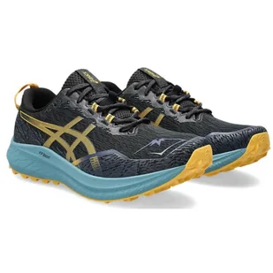 Buty do biegania Asics Fuji Lite 4 M 1011B698 (kolor Czarny. Niebieski. Żółty, rozmiar 45) - Buty sportowe męskie - miniaturka - grafika 2