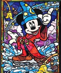 HAFT DIAMENTOWY Myszka Miki Mozaika Micky Mouse Diamentowa 5D dla dzieci - Zabawki kreatywne - miniaturka - grafika 1