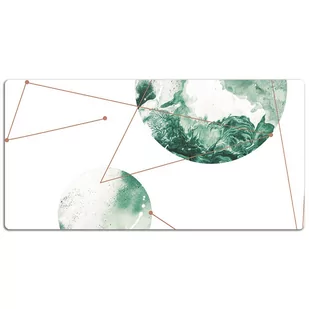 Podkładka na biurko Marmurowe księżyce 120x60 cm, Dywanomat - Podkładki na biurko - miniaturka - grafika 1