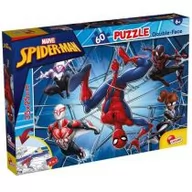 Puzzle - Puzzle 60 dwustronne Spiderman Lisciani - miniaturka - grafika 1