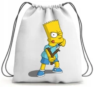 Torby szkolne - PLECAK WOREK SIMPSONOWIE SZKOLNY NA BUTY WF - miniaturka - grafika 1