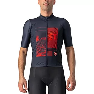 CASTELLI 4522030-414 13 Screen Jersey bluza męska Saviles niebieski/czerwony XXL, Saviles Blau/Rot, XXL - Bluzy męskie - miniaturka - grafika 1