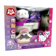 Zabawki interaktywne dla dzieci - Elefun Sweet Furry Pet Interaktywny KOTEK w Spacerówce - miniaturka - grafika 1