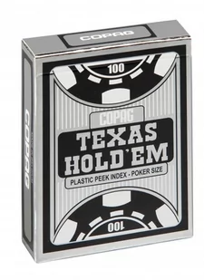 Cartamundi Talia Texas Holdem plastic peek index - czerwona - Gry karciane - miniaturka - grafika 1