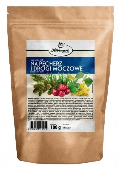 Mieszanka NA PĘCHERZ I DROGI MOCZOWE 100g Herbapol Kraków