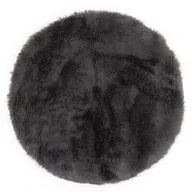 Dywany - Dywan Vicuna 80 cm koło ciemny szary - miniaturka - grafika 1
