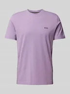 Koszulki męskie - T-shirt z nadrukiem z logo - miniaturka - grafika 1