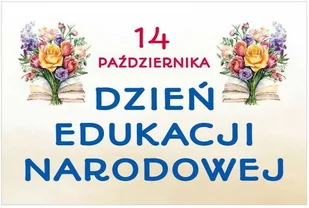 Dzień Edukacji Narodowej - Baner do szkoły i przedszkola - Pomoce naukowe - miniaturka - grafika 1