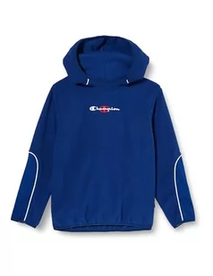 Champion Legacy Legacy Outdoor Polar Fleece B - Koszykówka Filament Polar Fleece Bluza z Kapturem, Niebieski College, 5-6 Lat Dziecko FW23, Blu College - Bluzy i sweterki niemowlęce - miniaturka - grafika 1