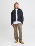 Spodnie męskie - Jack & Jones Bojówki w kolorze jasnobrązowym - miniaturka - grafika 1