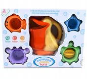 Zabawki do kąpieli - ZABAWKA DO KĄPIELI PELIKAN KONEWKA DO PRZELEWANIA FOREMKI KUBECZKI DO WANNY - miniaturka - grafika 1