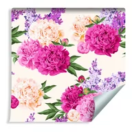 Tapety - Muralo Tapeta Piękne Kolorowe Lilie i Peonie 588288695 T_F_10mx53_W_588288695_S - miniaturka - grafika 1