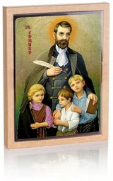 Ikona religijna Błogosławiony Edmund - Ikony i obrazy sakralne - miniaturka - grafika 1