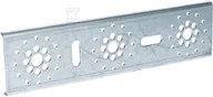 Łączniki, trójniki, kształtki - Płytka montażowa metalowa podwójna ultraLINE - L = 80, 150 mm - miniaturka - grafika 1