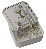 Biżuteria dla dzieci - Łańcuszek Srebrny + Medalik / Komunia - miniaturka - grafika 1