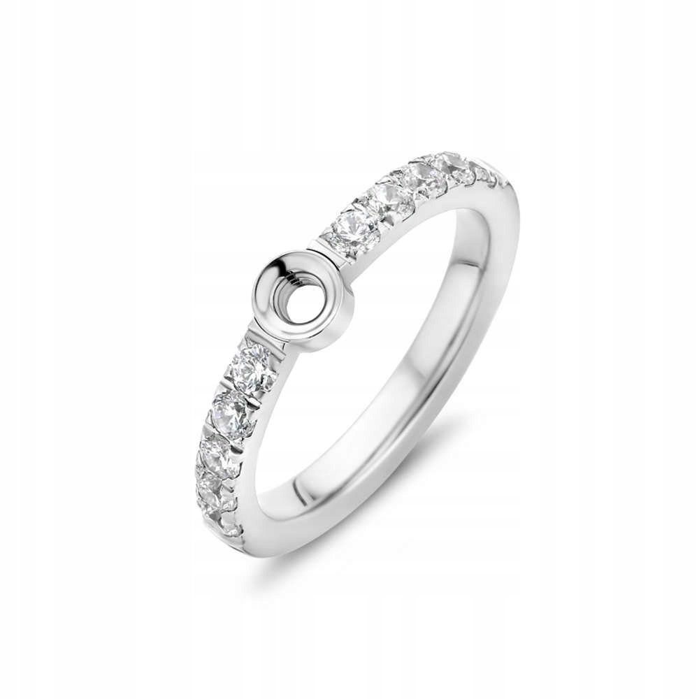 Pierścionek Melano Twisted Petite Crystal TR17 Srebrny 50 mm / 10