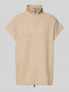 Kurtka z dzianiny o kroju relaxed fit z krótkim rękawem model ‘Ducie’ - Swetry damskie Kurtka z dzianiny o kroju relaxed fit z krótkim rękawem model ‘Ducie’ - Swetry damskie - miniaturka - grafika 1