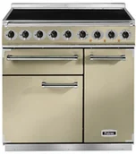 Kuchenki elektryczne - Kuchnia z płytą indukcyjną FALCON Deluxe 90 Kremowy chrom - miniaturka - grafika 1