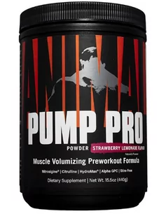Universal Animal Pump Pro 382g Strawberry Lemonade - Przedtreningówki - miniaturka - grafika 1