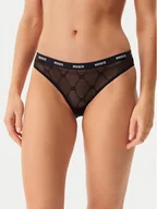 Majtki damskie - HUGO Figi klasyczne 50535248 Czarny - miniaturka - grafika 1