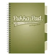 Zeszyty szkolne - Pukka Project Book Olive A4 kratka 100 kartek 3 szt. - miniaturka - grafika 1