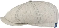 Czapki męskie - Kaszkiet Lniany Hatteras Pandico by Stetson, jasnobeżowy, 57 cm - miniaturka - grafika 1