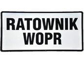 Odzież robocza - Emblemat Ratownik Wopr Odblaskowy Na Rzepie 31 X 15 Cm Nowy - miniaturka - grafika 1