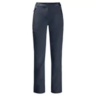 Spodnie damskie - Jack Wolfskin Damskie spodnie z kamieni, Night Blue, 44/L - miniaturka - grafika 1